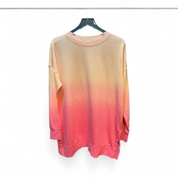 Tops - Gradient Pink and Orange Women's Top